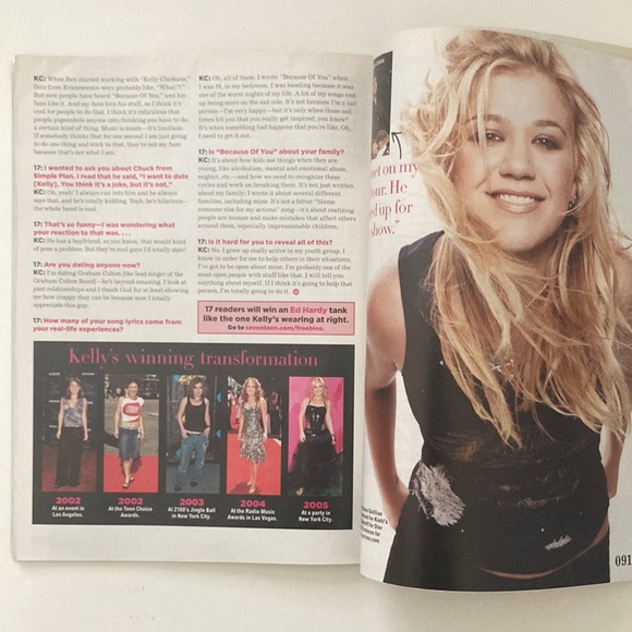 Kelly Clarkson Seventeen and CosmoGirl Magazines 2006/2007 - Picture 5 of 14